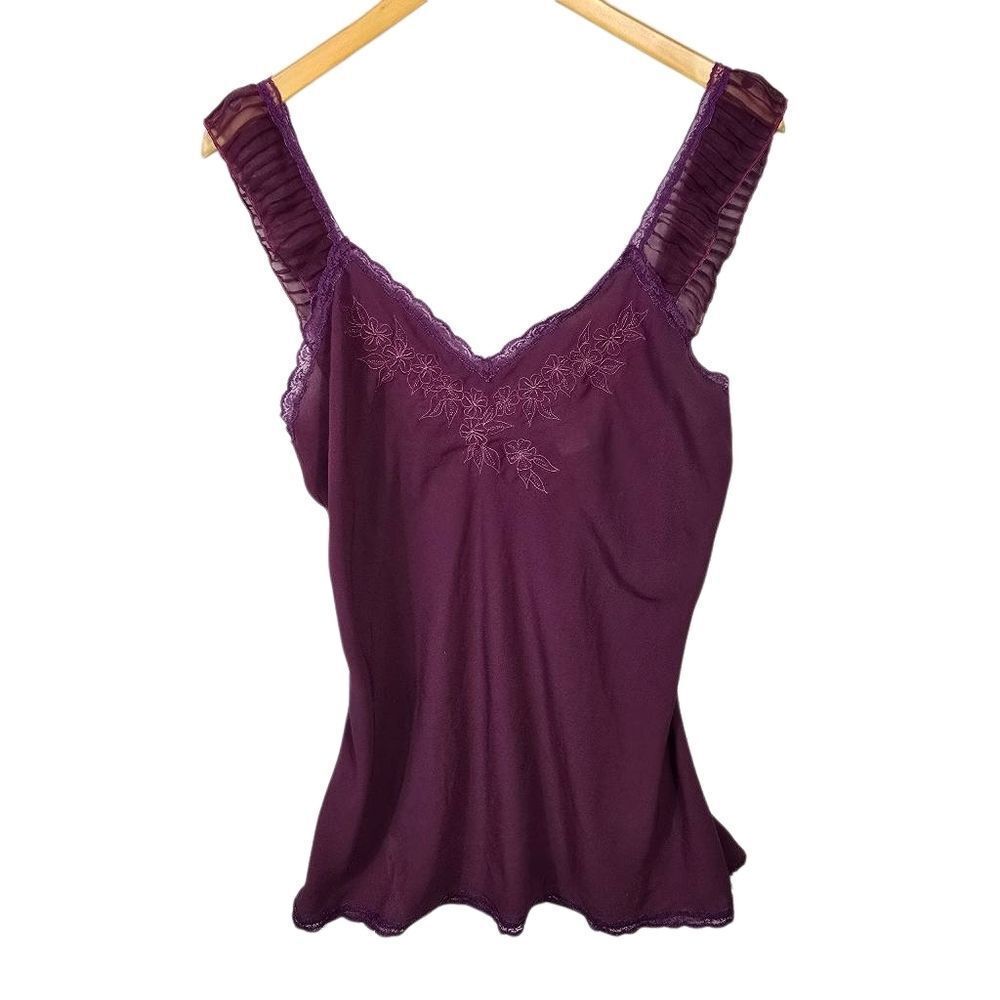 SENSARA Purple Women's Camisole Size M
